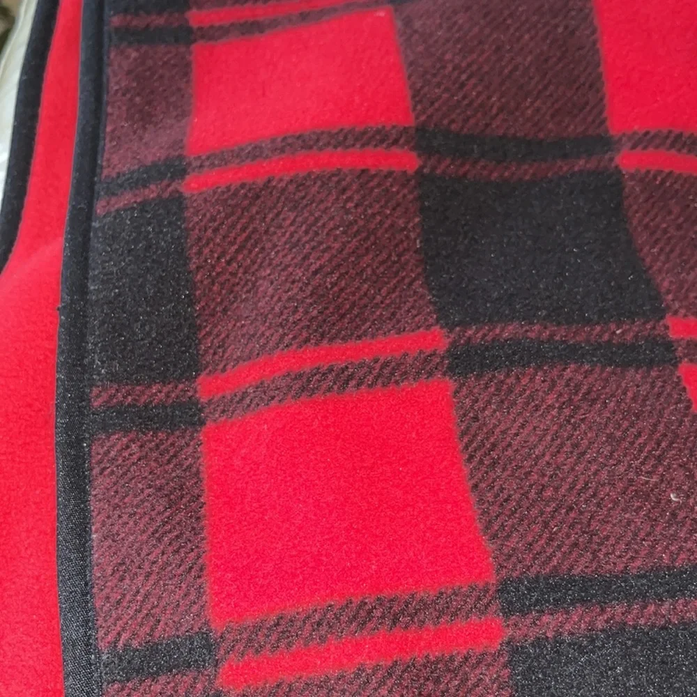Gap Kids Plaid Scarf. Polartech type material